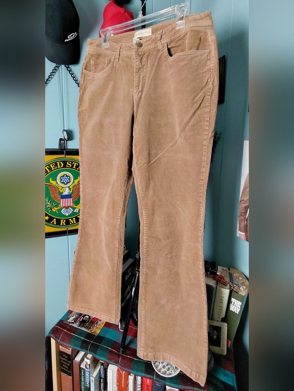 The Territory Ahead Women's Corduroy Wide-Leg Jeans in Tan